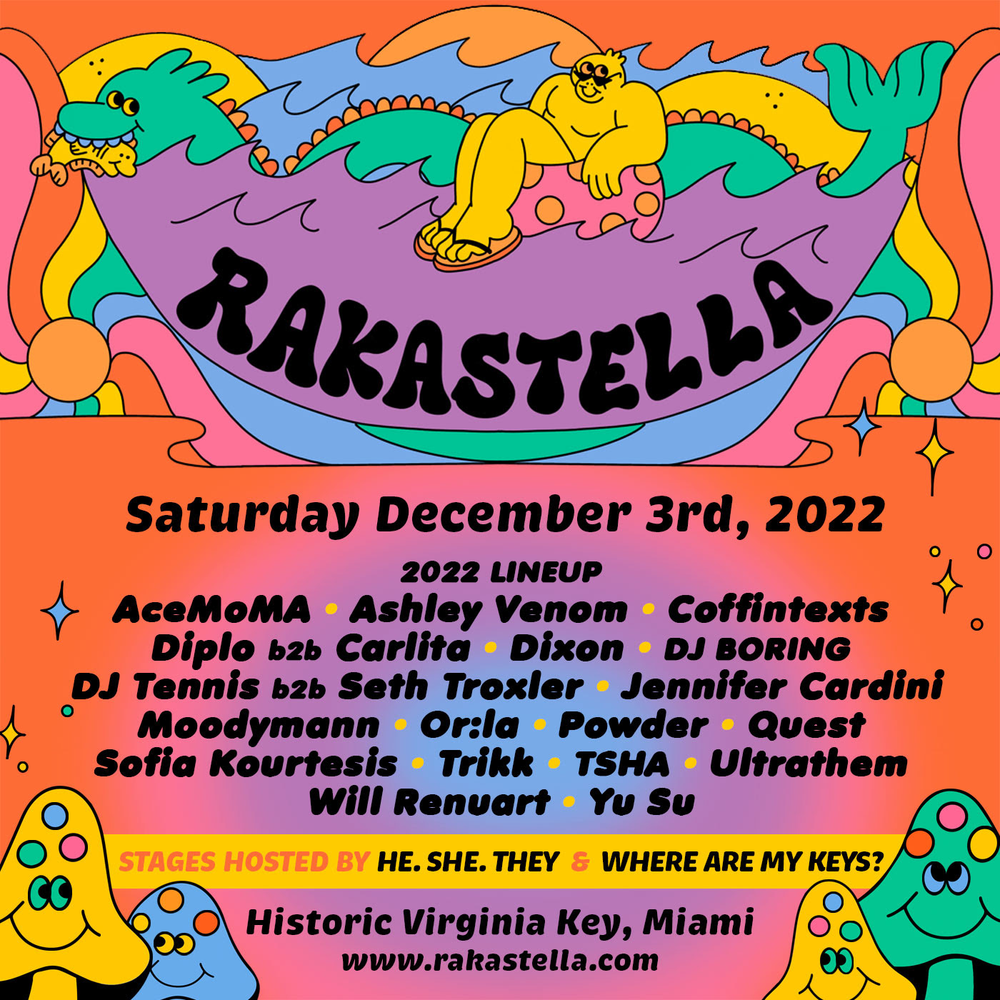 Rakastella añade actos al line up AceMoMA, Ashley Venom, Coffintexts